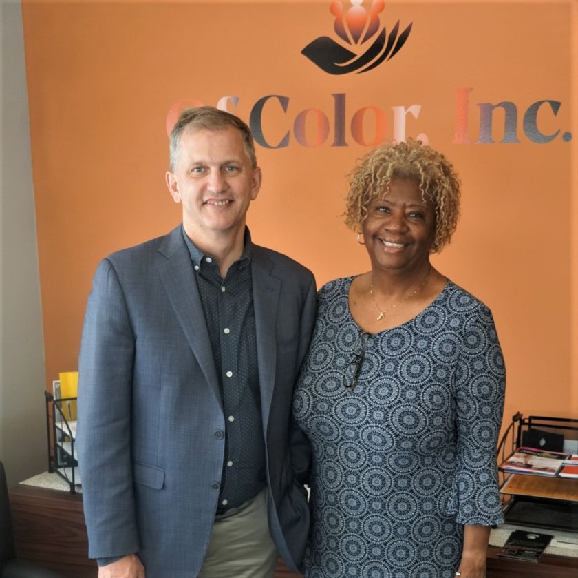 Congressman Sean Casten Visits Of Color Inc!